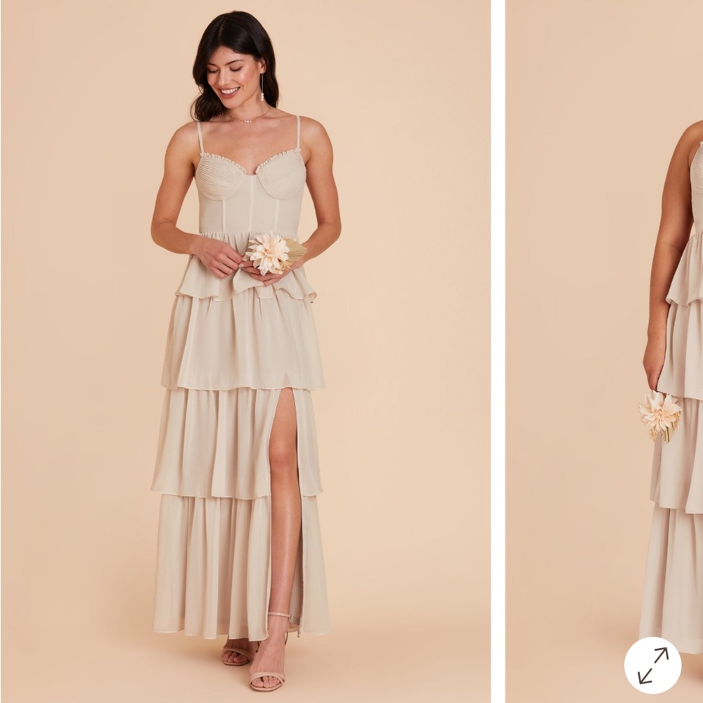 Birdy Grey Cream Tiered Wedding Dress